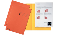 Binnenmap Esselte A4 oranje, karton 180 grs.