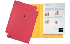 Binnenmap Esselte A4 rood, karton 180 grs.