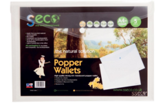 Envelopmap ECO A4 met drukknoop, 5 stuks