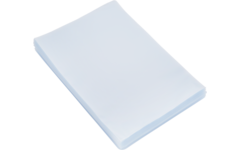 L-map A4 120 mu transparant, 100 stuks