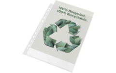 Showtas A4 Esselte Recycled PP Mat 70µ 11-gaats, 100 stuks