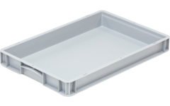 Tafel/opbergbak kunststof stapelbaar 60x40x7 cm