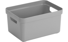 Opbergbox Sigma lichtgrijs 352 x 253 x183 mm, 13 liter