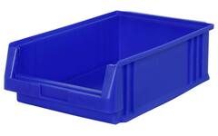 Mini magazijnbak stapelbaar blauw 500/465x315x150 mm