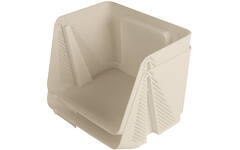 Opbergbak stappelaar sigma medium beige, 2 stuks