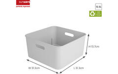 Opbergbox sigma cube 12,5 liter wit