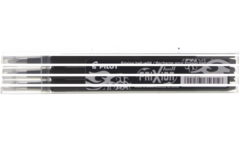 Vulling Pilot Frixion Ball/Click zwart, 3 stuks