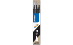 Vulling Pilot Frixion Ball/Click zwart, 3 stuks