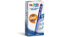 Rollerpen OOPS ergo-grip clic blauw, 12 stuks