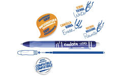 Rollerpen OOPS ergo-grip clic blauw, 12 stuks