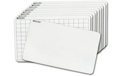 Whiteboard/Wisbord edding A4 geruit wit, 10 stuks