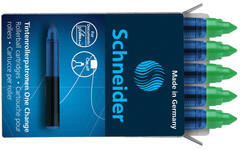 Navulling Schneider rollerpen One Change groen, 5 stuks