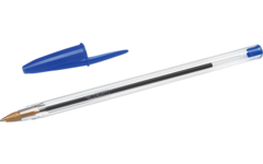 Balpen BIC cristal blauw