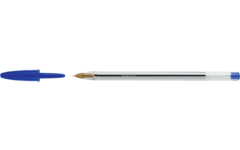 Balpen BIC cristal blauw