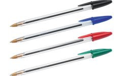 Balpen BIC cristal rood