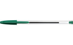 Balpen BIC cristal groen