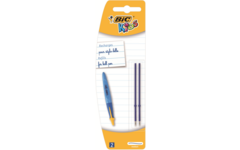 Balpen BIC twist navulling blauw 2 stuks