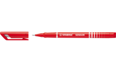 Fineliner STABILO SENSOR F rood