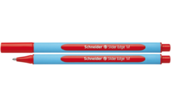 Balpen Schneider Slider Edge rood M-Punt, set van 10 stuks