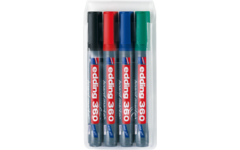 Whiteboardstift edding 360 1.5-3 mm rood, 10 stuks