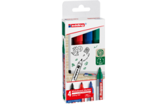Whiteboardstift edding 360 1,5-3 mm assorti, 4 stuks