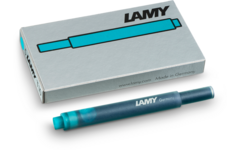 Inktpatroon Lamy turquoise, 5 stuks