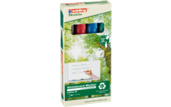 Whiteboardstiften edding e-28 Ecoline assorti, 4 stuks