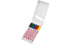Permanent marker edding 3000 assorti basis, 5 stuks