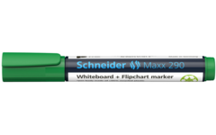 Whiteboardstift Schneider Maxx 290 ronde punt navulbaar groen
