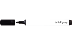 Whiteboardmarkers | de Rolf groep | 2 mm driekantig zwart, 24 stuks