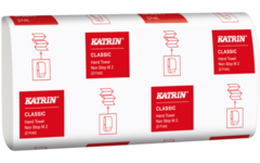 Handdoekjes Katrin Z-vouw 2-laags 240 x 240 mm, 25 x 160 vel