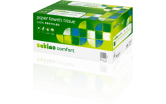 Handdoekje comfort eco 25 x 23 cm, 2-lgs, 3200 stuks