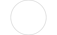 Plakfiguren rond 35 mm, wit 400 stuks